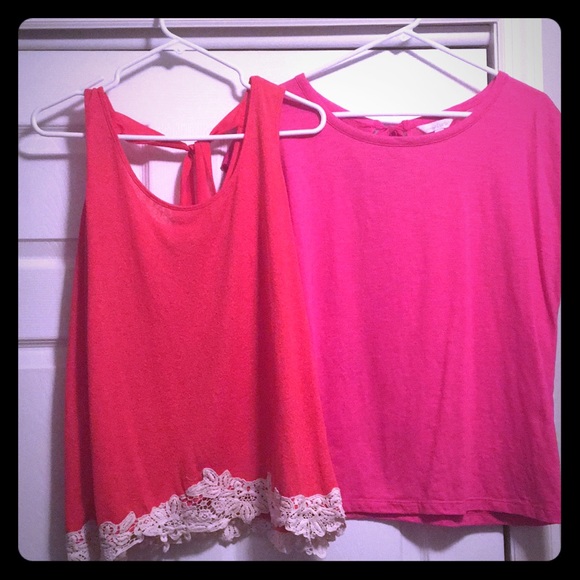 2 Tops w Beautiful Tie Back Detail - Picture 1 of 2